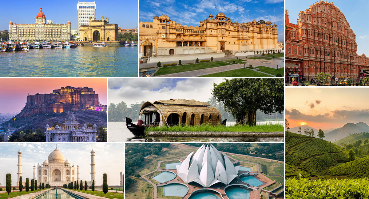 Book North and South India Tour Package with Mumbai (22 Nights / 23 Days)