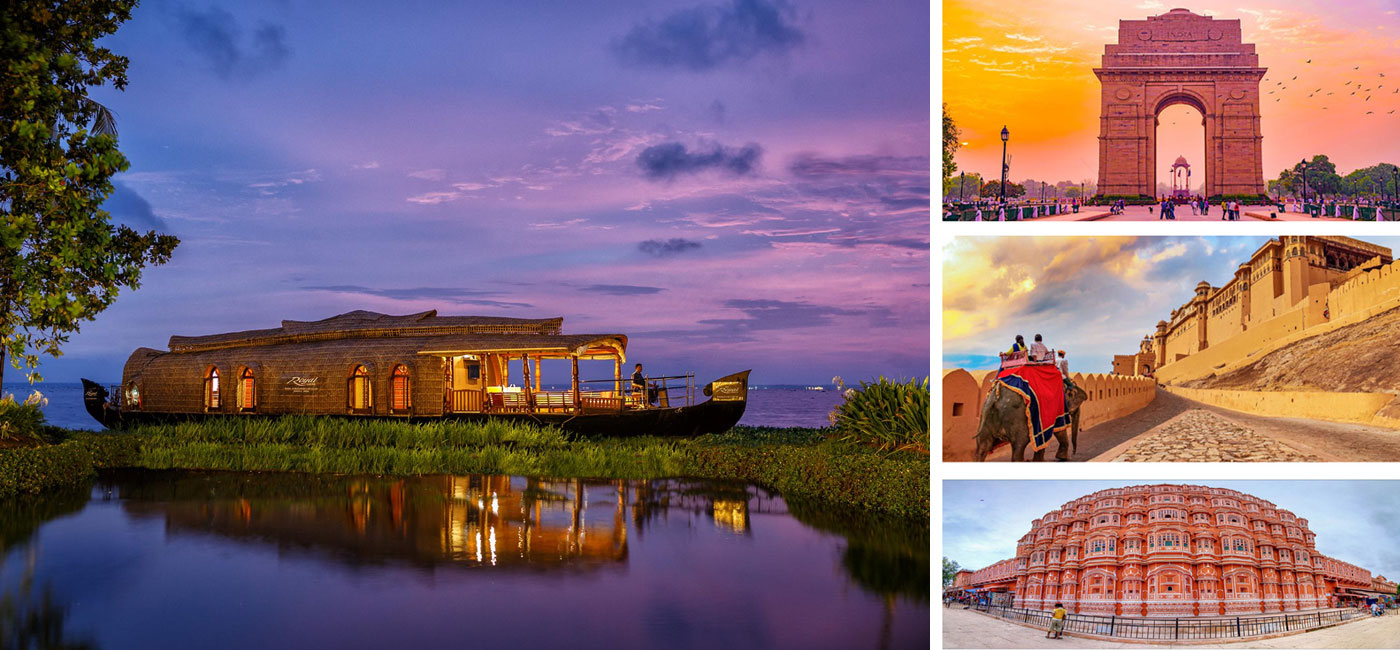 Best Golden Triangle Tour Package with Kerala