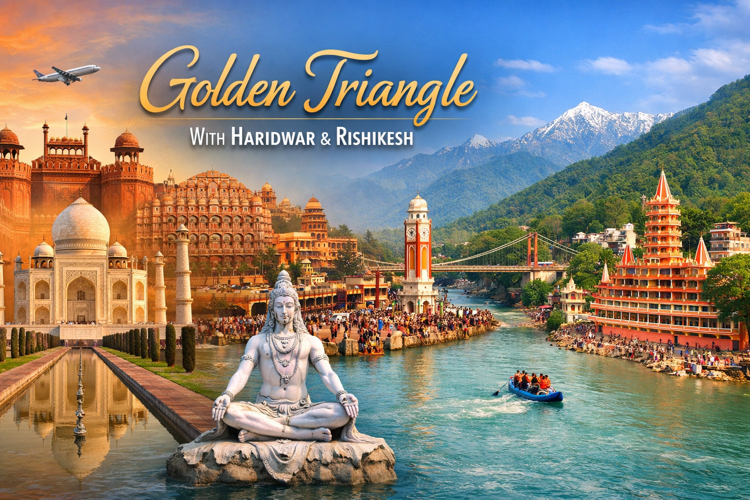 9 Days Golden Triangle Tour With Haridwar & Rishikesh