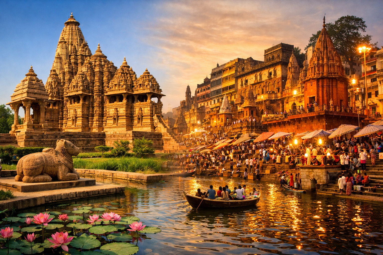 Delhi, Agra, Jaipur & Khajuraho, Varanasi Tour 10 Nights 11 Days Tour Package
