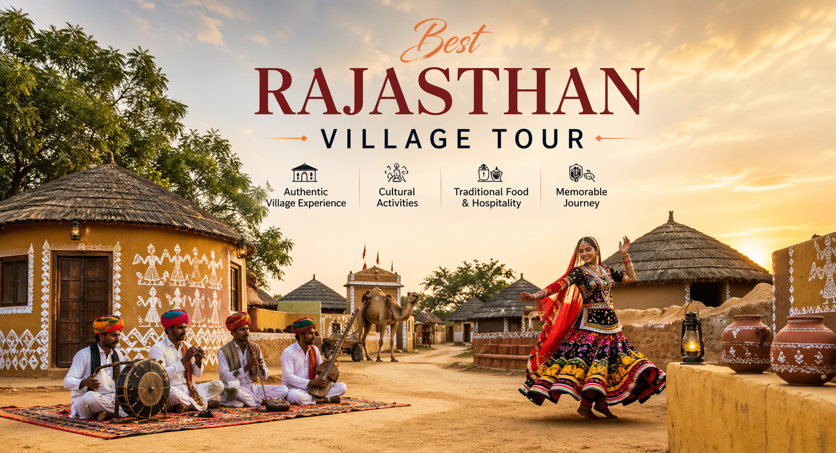 Best Rajasthan Village Tour Package (17 Days 16 Nights)