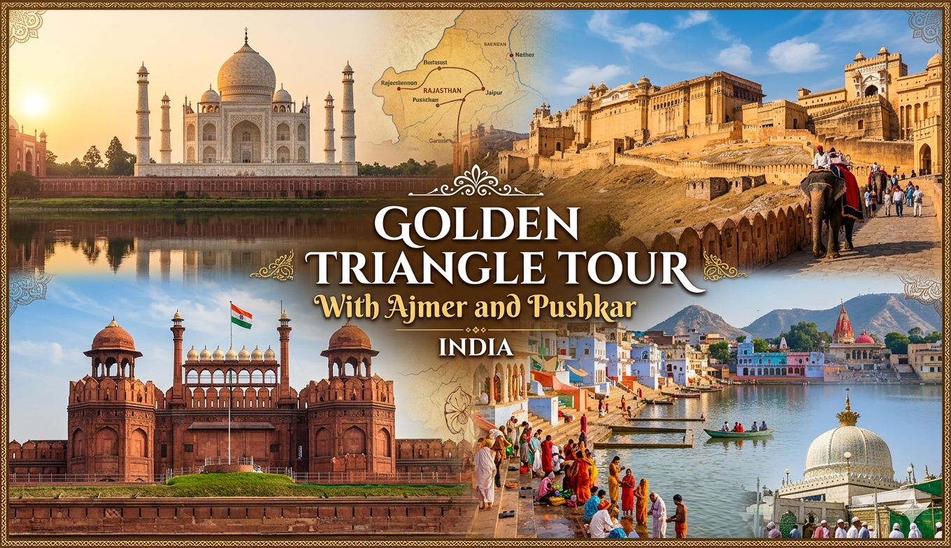 Golden Triangle Tour With Ajmer And Pushkar (7 Days 6 Nights)