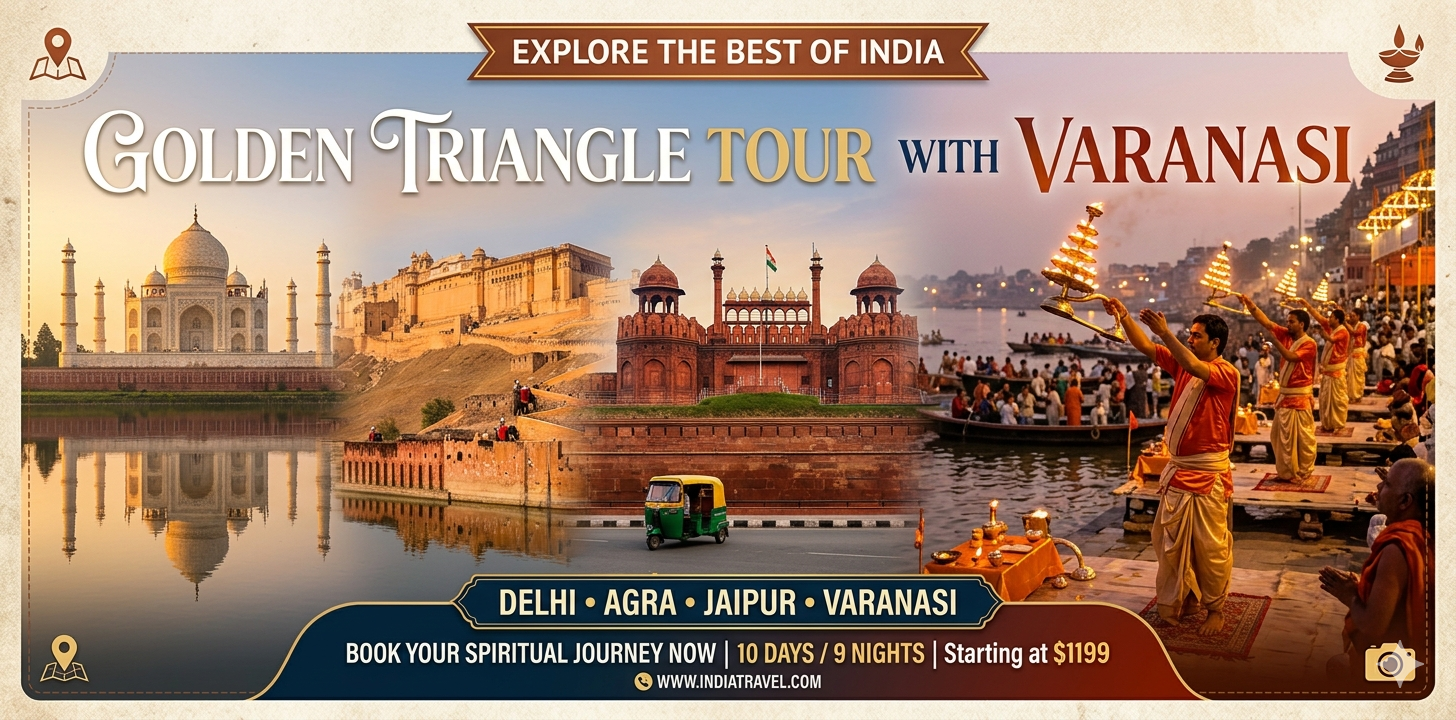 Golden Triangle Tour With Varanasi (10 Days 9 Nights)