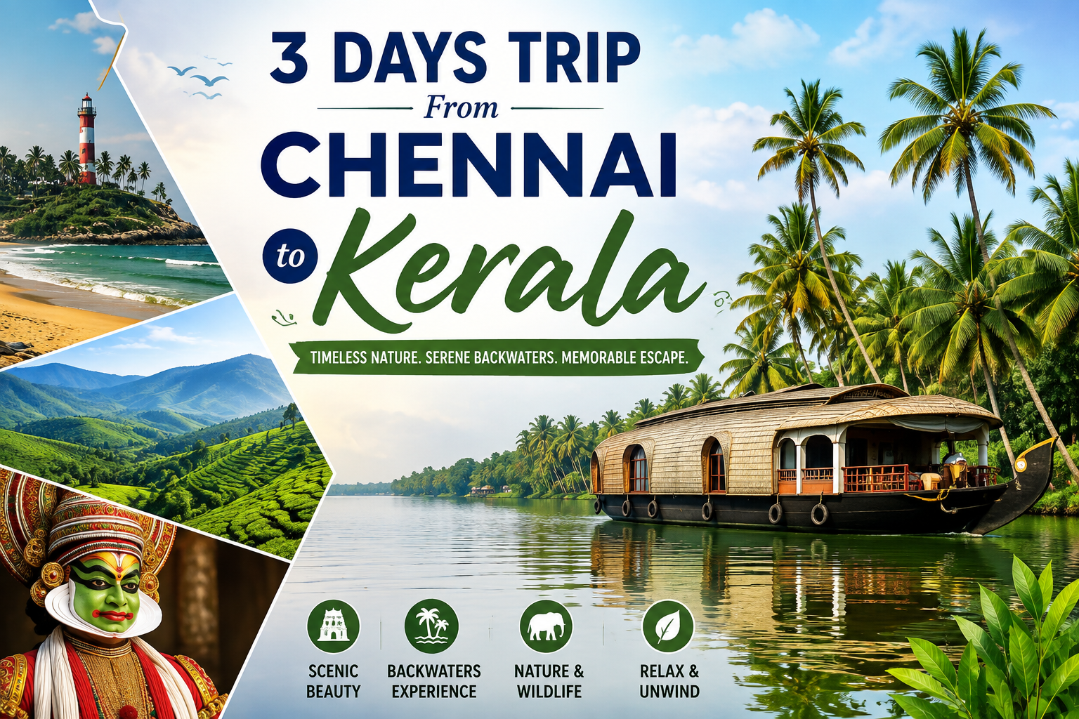 3 Days Trip From Chennai to Kerala