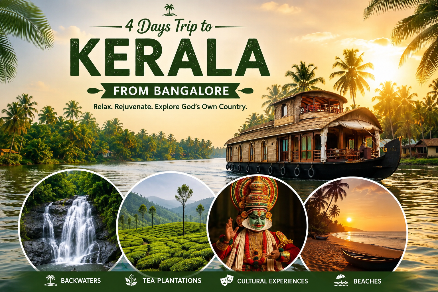 4 Days Trip to Kerala from Bangalore