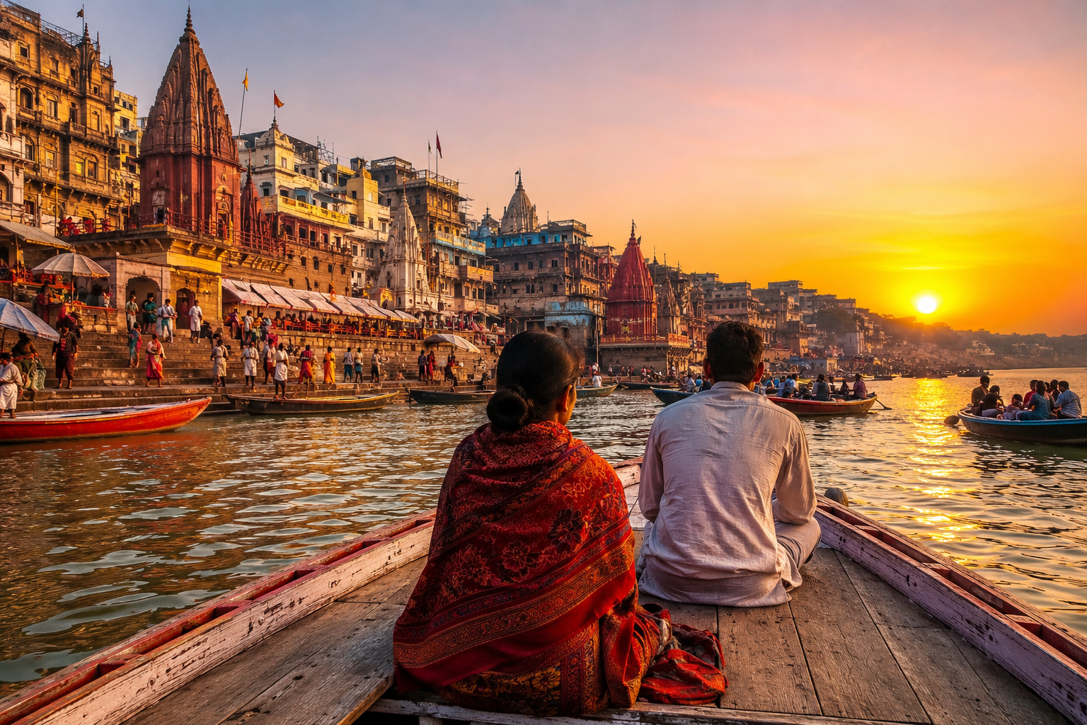 Varanasi Full Day Tour Package with Boat Ride