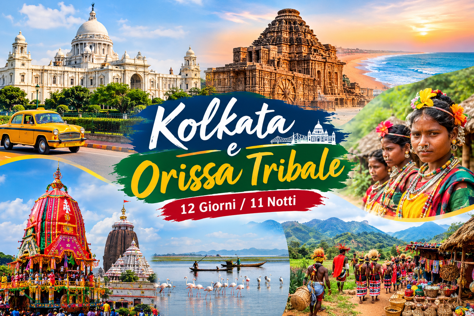Kolkata e Orissa Tribale – 12 Giorni 11 Notti