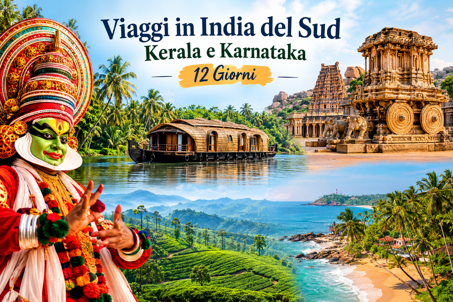 Viaggi in India del Sud, Kerala e Karnataka- 12 giorni
